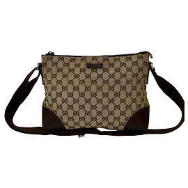 Bolsa tiracolo Gucci em tela GG bege Bege