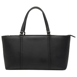 Sac Tote Burberry en cuir noir Noir