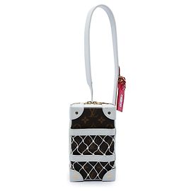 Bolsa para telefone Louis Vuitton Brown NBA Monogram Soft Trunk Marrom