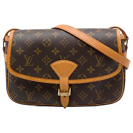 Louis Vuitton Brown Monogram Sologne Marrom