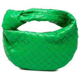 Bottega Veneta Mini Jodie en Nappa Intrecciato Vert Vert