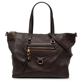 Louis Vuitton Brown Monogram Empreinte Lumineuse PM Marrone