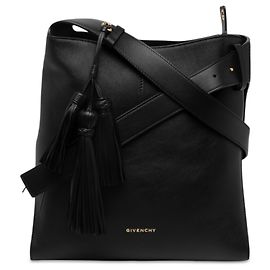 Bolso de hombro Givenchy de piel negro Medium con cinturón Negro