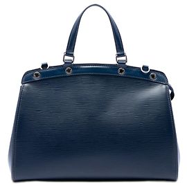 Louis Vuitton Blue Epi Brea MM Blau Marineblau