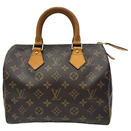 Sac à main Louis Vuitton Speedy 25 Monogram Marron Monogramme