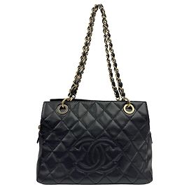 Sac à chaîne Chanel Petite Timeless Tote Noir