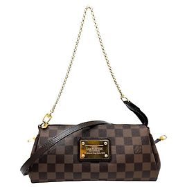 Bolsa Louis Vuitton Damier Eva Marrom Damier ebene