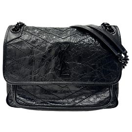 Borsa a tracolla con catena NIKI Medium Yves Saint Laurent Nero