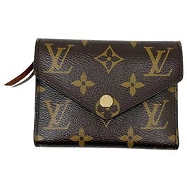 Louis Vuitton Monogram Portefeuille Victorine Wallet Marron
