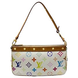 Louis Vuitton Monogram Multicolore Pochette Accessoires White