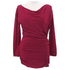 Louis Vuitton Jersey-Kleid mit Raffung Andere