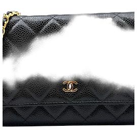 Cartera con cadena Chanel Matelassé Timeless Classic Negro