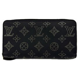 Portefeuille Zippy Louis Vuitton Mahina en Noir Noir Doré