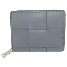 Bottega Veneta Maxi Intrecciato Compact Wallet Brown