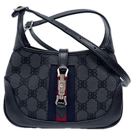 Balenciaga Canvas Leather Handbag Brown Black Red
