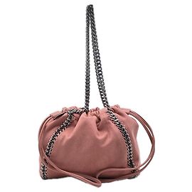Stella Mc Cartney Bolsa de Ombro Stella McCartney Falabella com Corrente em Rosa Rosa