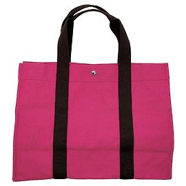 Hermès Hermes Sac de Plage GM Tote Bag Brown Pink