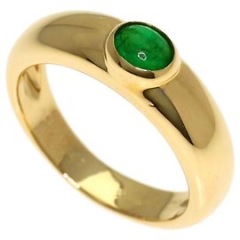 Chaumet Anneau Emerald Cabochon Ring Outro