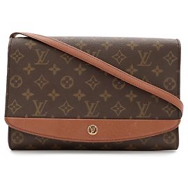 Bolso de hombro y clutch Louis Vuitton Monogram Bordeaux Castaño