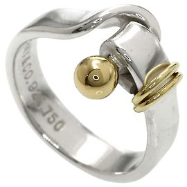 Autre Marque Tiffany & Co. Hook Eye Ring in Silver and 18K Yellow Gold Other