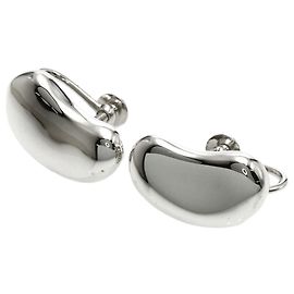 Autre Marque Tiffany Bean Silver Clip-Ohrringe Andere