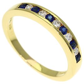 Autre Marque Anello Tiffany & Co. Half Eternity Zaffiro e Diamante Altro