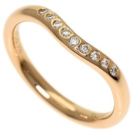 Autre Marque Bague alliance courbe Tiffany & Co. avec diamants Autre