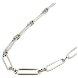 Hermès Collier à maillons vintage Hermes en Silver Autre