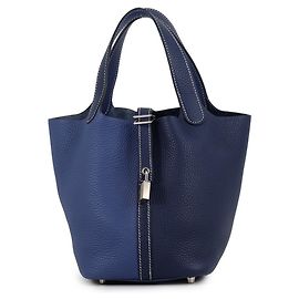 Hermès Hermes Picotin Lock PM Handtasche Blau