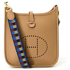 Hermès Hermes Evelyne TPM Amazon Schultertasche Beige