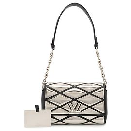 Louis Vuitton Maltage GO-14PM Chain Bag Black Silvery