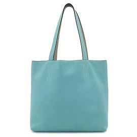 Hermès Bolso Tote Hermes Double Sens 28 Azul