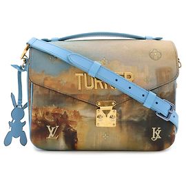 Louis Vuitton Masters Collection Monogram Certy Pochette Metis Marrone Multicolore Blu chiaro