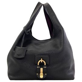 Borsa Tote Loewe Calle Cadena Motif Nero
