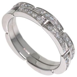 Anel Cartier Maillon Panthère com 2 filas de diamantes Outro