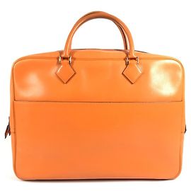 Hermès Hermes Plume Dog 38 Tote Bag Orange