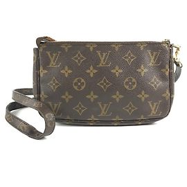 Bolsa Louis Vuitton Monogram Pochette Accessoires Marrom