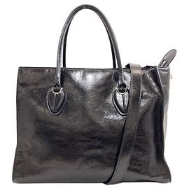 Borsa Tote 2-Way Tod's D in pelle nera Nero