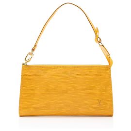 Louis Vuitton Vintage Epi Leather Pochette Accessoires Gelb