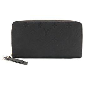 Portafoglio Zippy Louis Vuitton Monogram Empreinte Nero