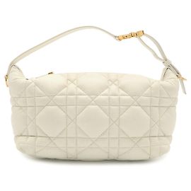 Dior Travel Cannage Nomad Pouch White