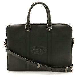 Louis Vuitton Taiga PDV PM Briefcase Black