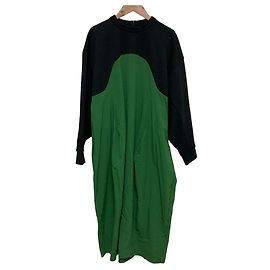 Autre Marque vestido nagonstans circle-sleeves Preto Verde