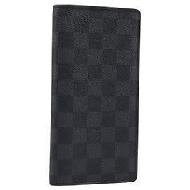 LOUIS VUITTON Damier Graphite Portefeuille Plaza Wallet N62665 LV Otro