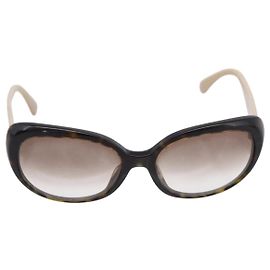 Chanel Logo CC Plastic Black