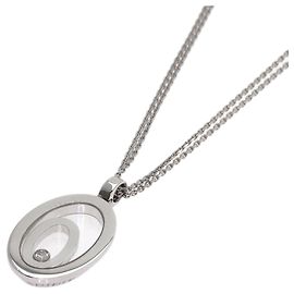 Colar Chopard Happy Spirit em Ouro Branco 18K com Diamantes Outro