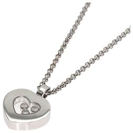 Collana Chopard Happy Diamonds Heart in Oro Bianco 18K Altro