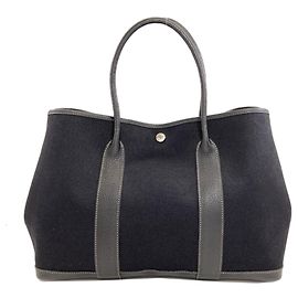 Hermès Hermes Garden Party PM Tote Bag Schwarz