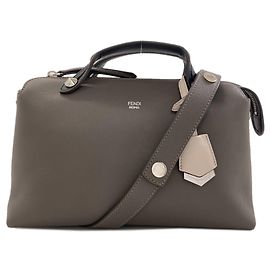 Fendi By The Way Medium 2-Way Handtasche Anthrazitgrau