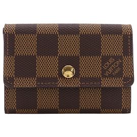 Louis Vuitton Damier Canvas Coin Purse Brown